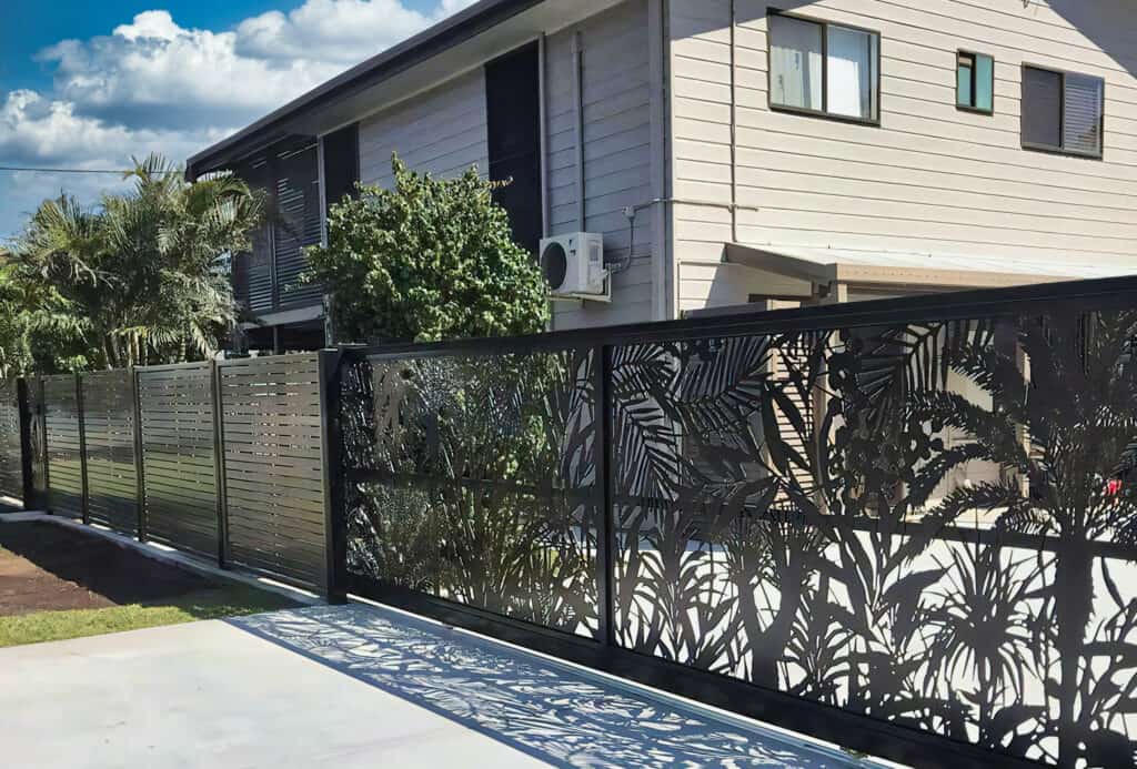 Sunshine Coast pool fencing, colorbond and aluminium styles